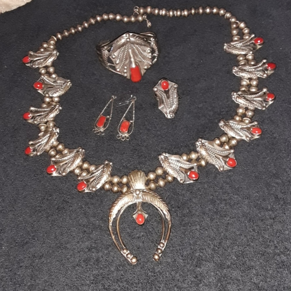 A squash blossom necklace